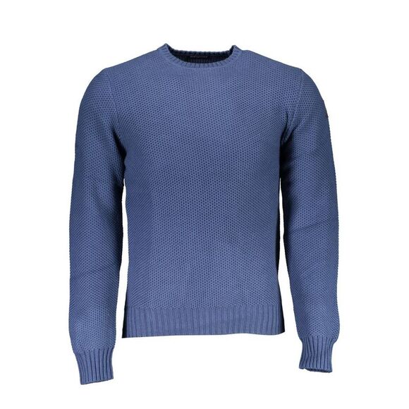North Sails Blue Cotton Men Men's Sweater